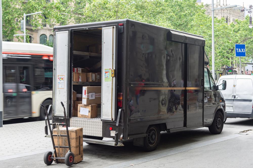 marchandise camionnette